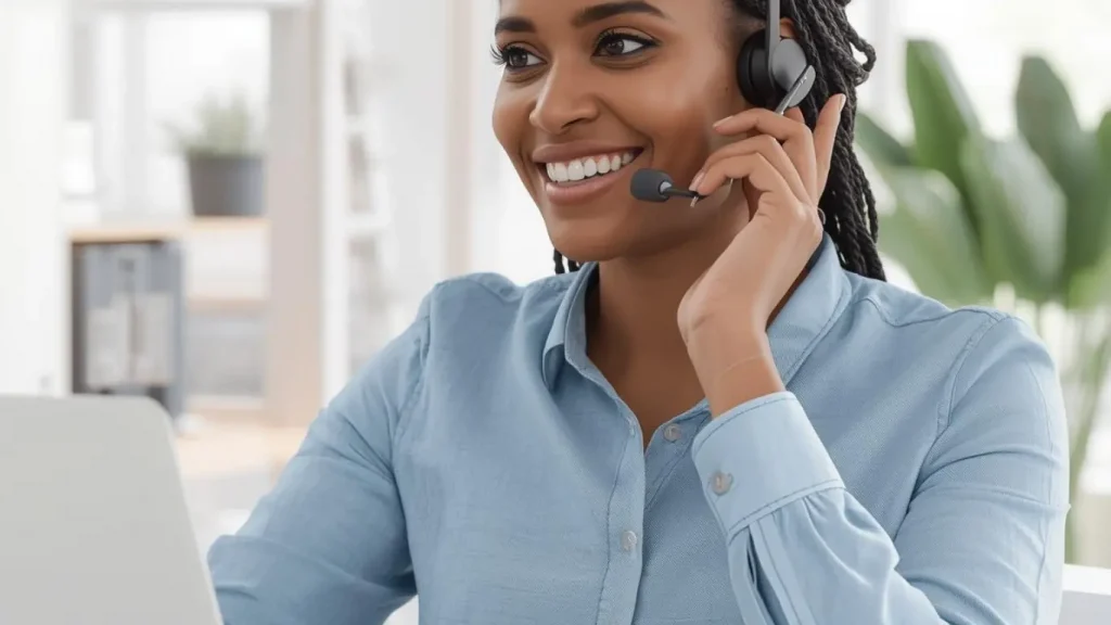 sage software executive helping customer on phone to fix Sage 50 Error 1603